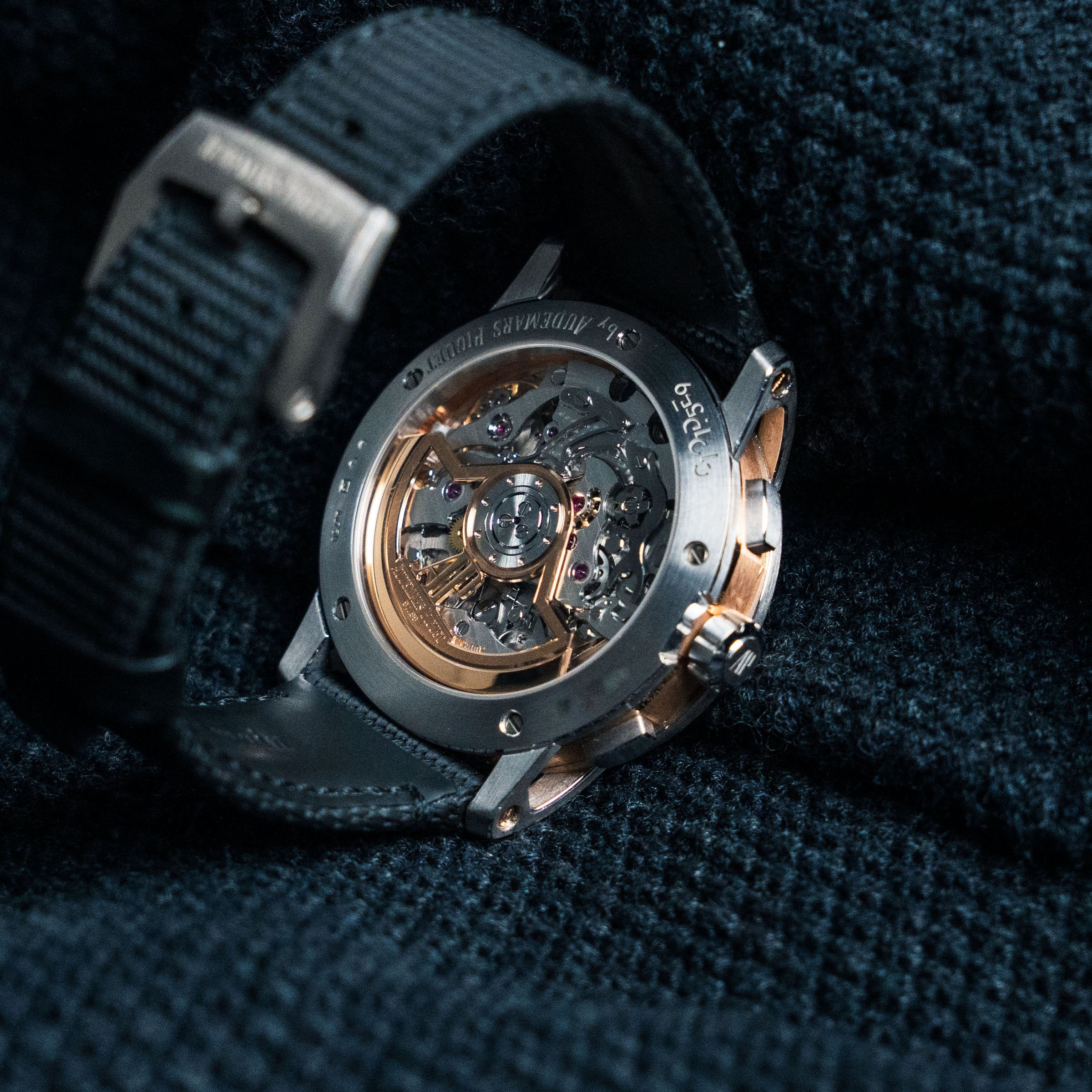 2022 Audemars Piguet Code 11.59 Chronograph 26393CR.OO.A002KB.01 41mm Rose/White Gold Smoked Grey Dial