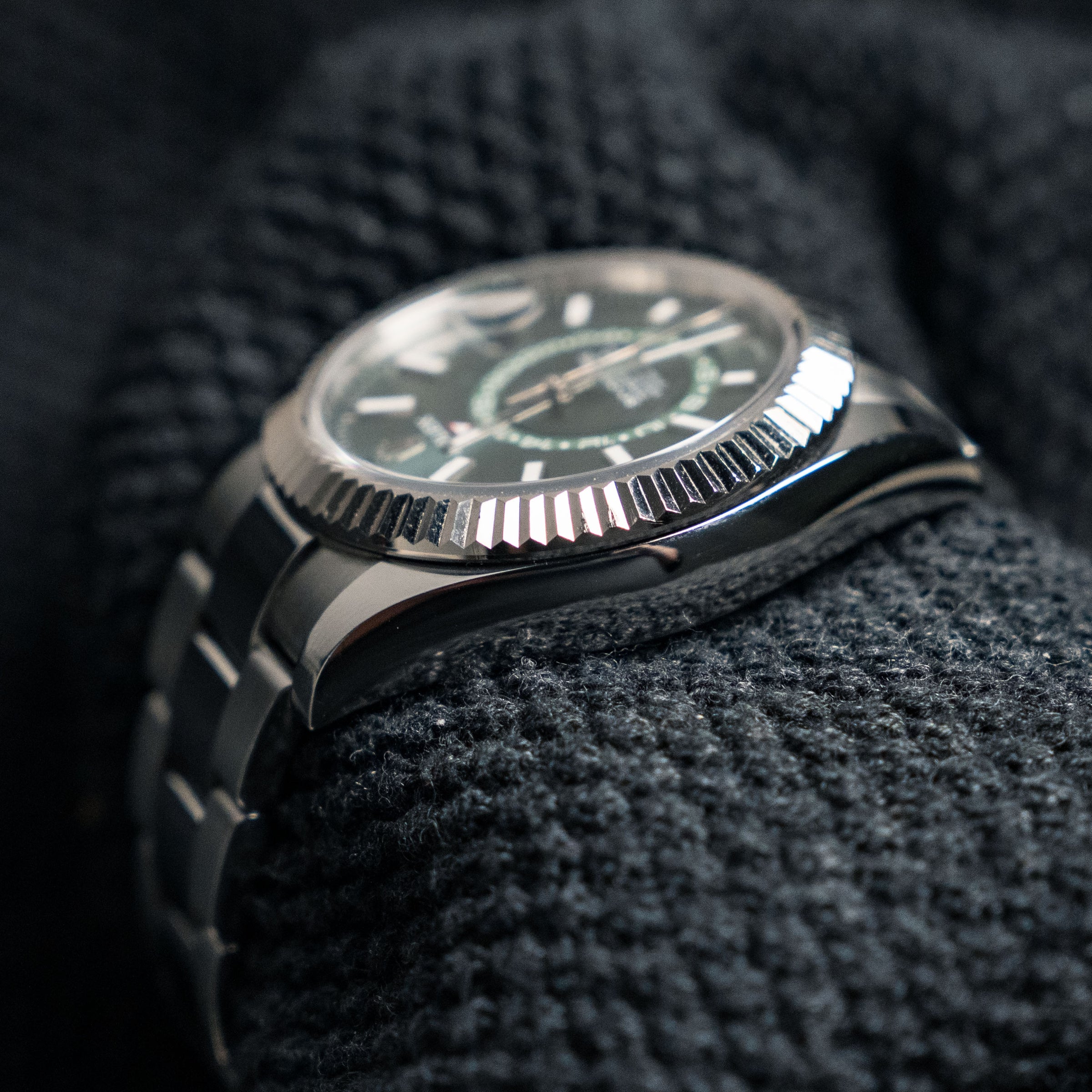 Rolex Sky-Dweller 336934 42mm Stainless Steel Green Dial Oyster