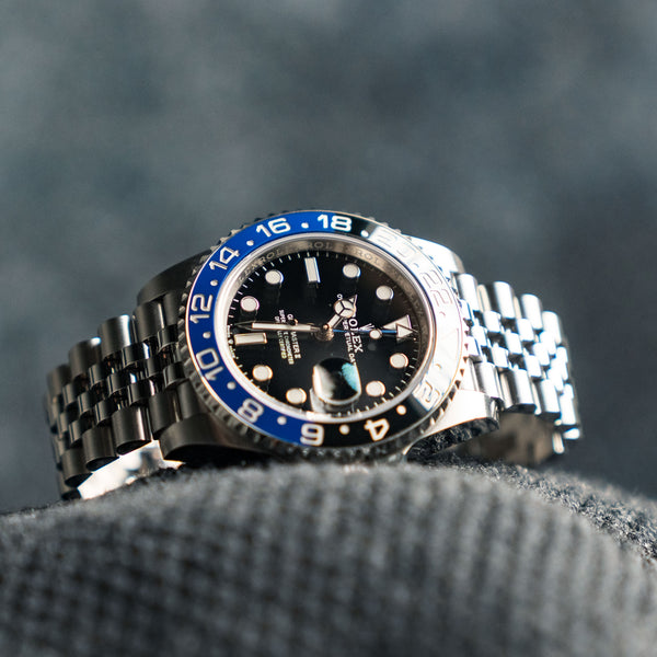 Rolex GMT-Master II 126710BLNR "Batgirl" 40mm Steel Jubilee Blue Black Bezel 2021 Unworn Mint Box & Papers