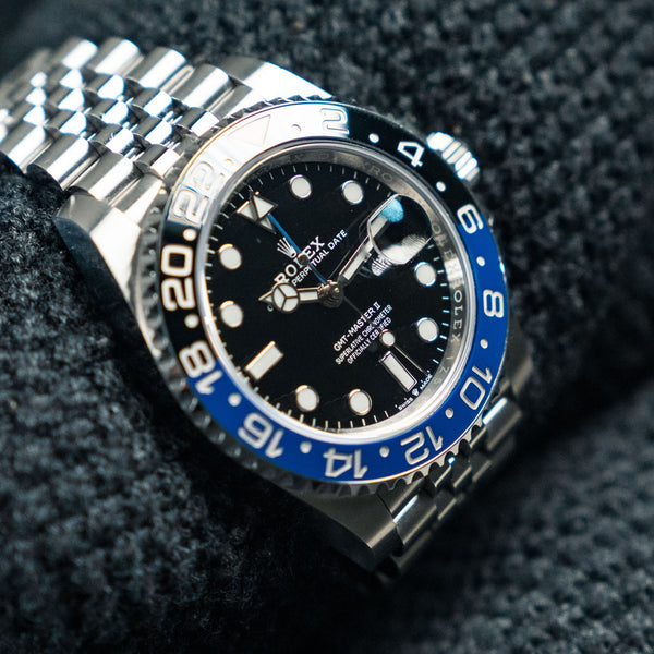 Rolex GMT-Master II 126710BLNR "Batgirl" 40mm Steel Jubilee Blue Black Bezel 2021 Unworn Mint Box & Papers