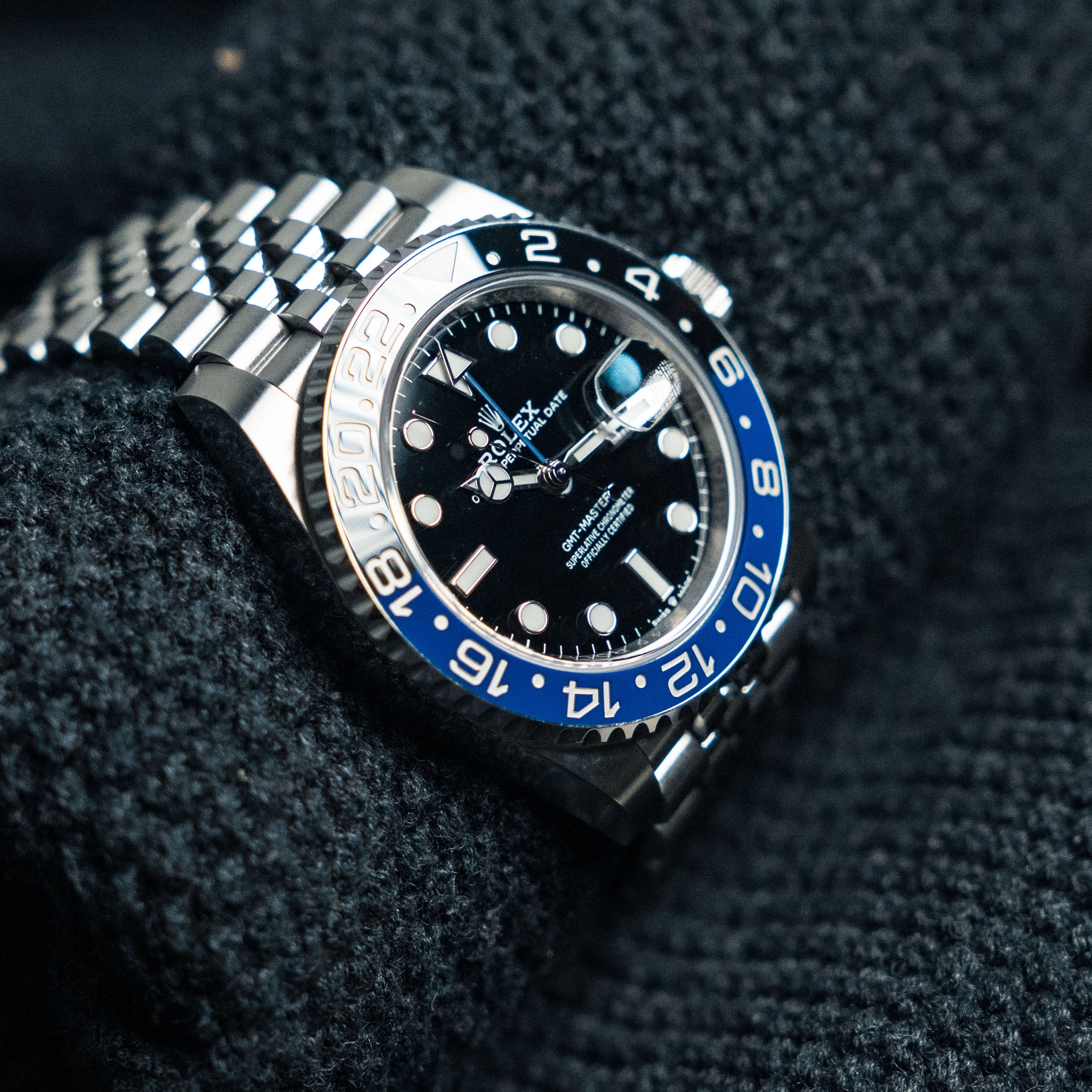 Rolex GMT-Master II 126710BLNR "Batgirl" 40mm Steel Jubilee Blue Black Bezel 2021 Unworn Mint Box & Papers