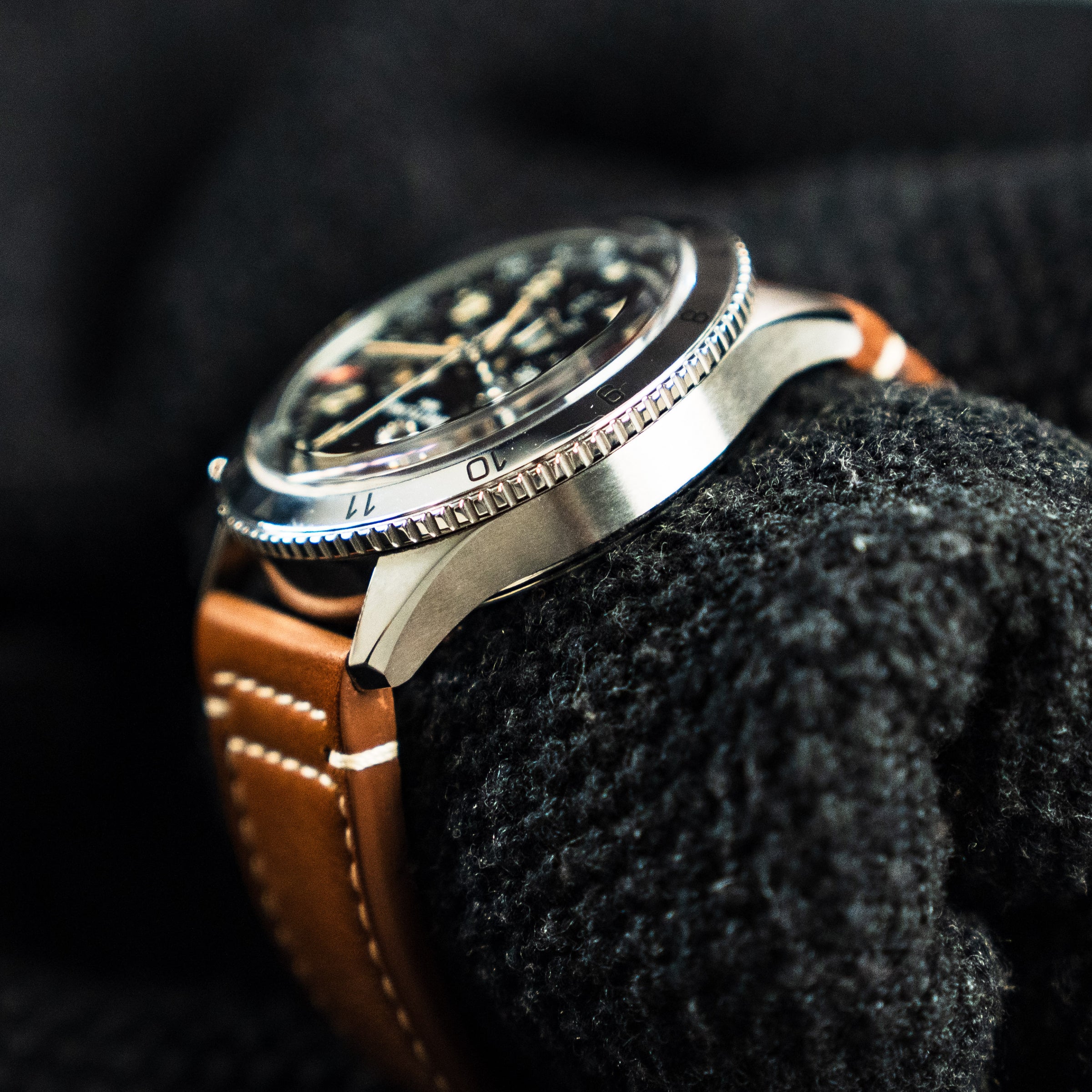 BREITLING SUPER AVI CHRONOGRAPH GMT – 46MM BLACK DIAL – REF. AB0445