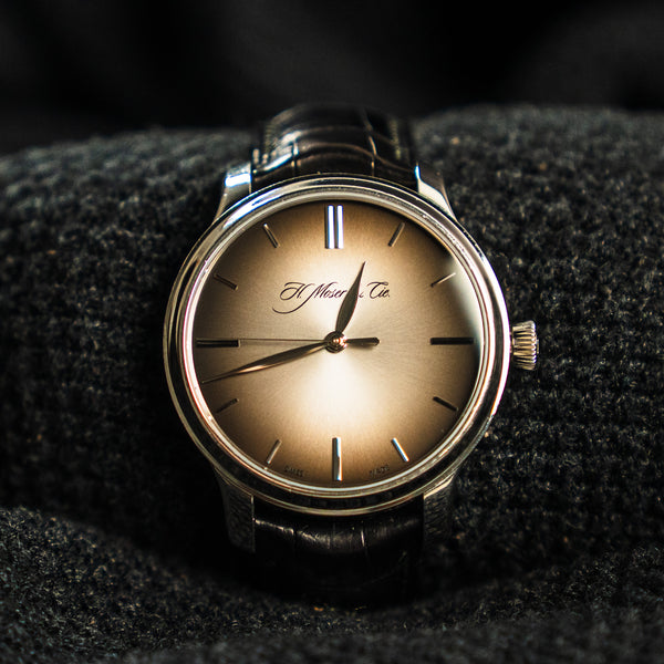 H. MOSER & CIE. ENDEAVOUR – 40.8MM GREY FUMÉ DIAL PALLADIUM – REF. 343.506-016