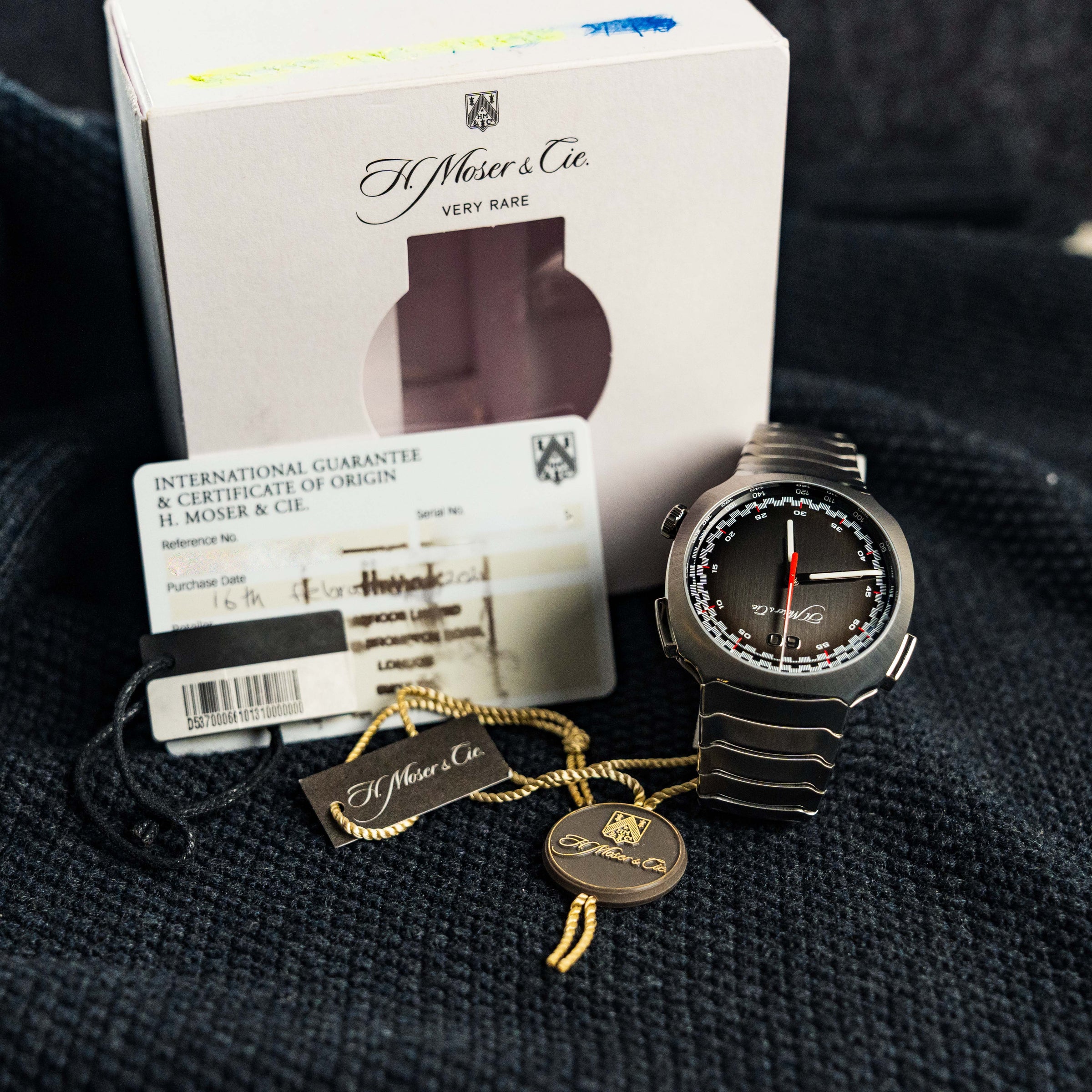 H. MOSER & CIE. STREAMLINER FLYBACK CHRONOGRAPH – 42.3MM ANTHRACITE DIAL STEEL – REF. 6902-1200