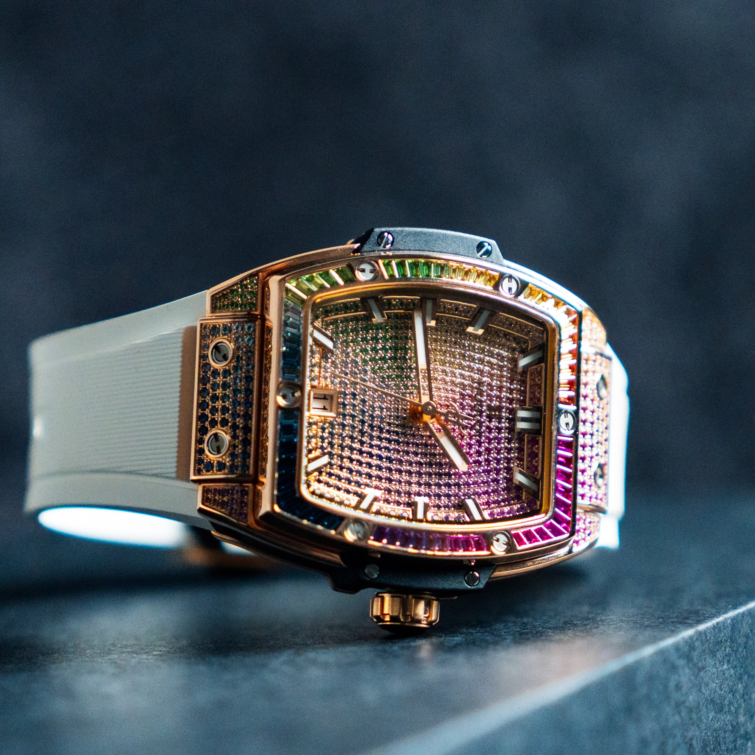 Hublot Big Bang King Gold Rainbow – 42mm Rose Gold – Ref. 665.OX.9910.LR.0999