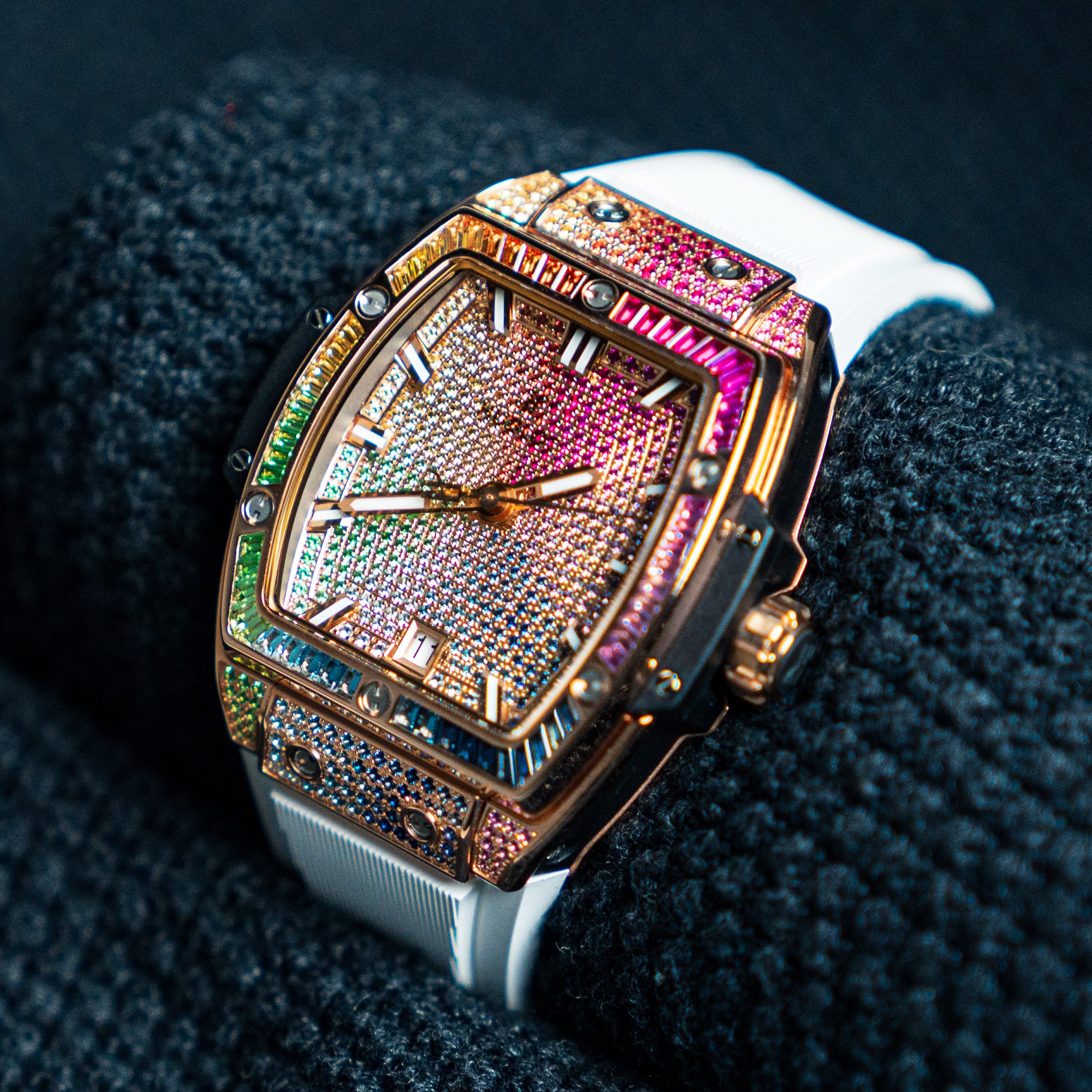 Hublot Big Bang King Gold Rainbow – 42mm Rose Gold – Ref. 665.OX.9910.LR.0999