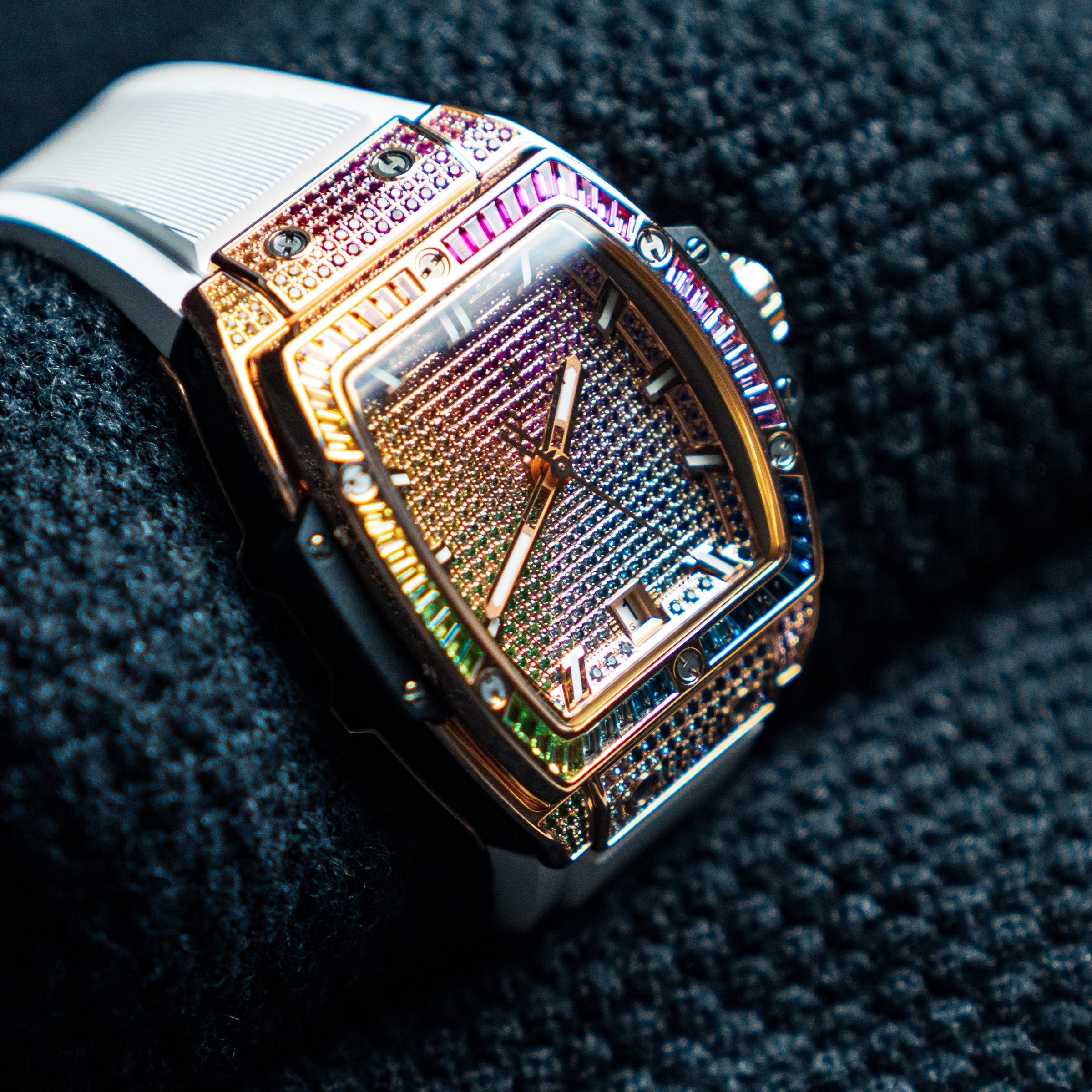 Hublot Big Bang King Gold Rainbow – 42mm Rose Gold – Ref. 665.OX.9910.LR.0999