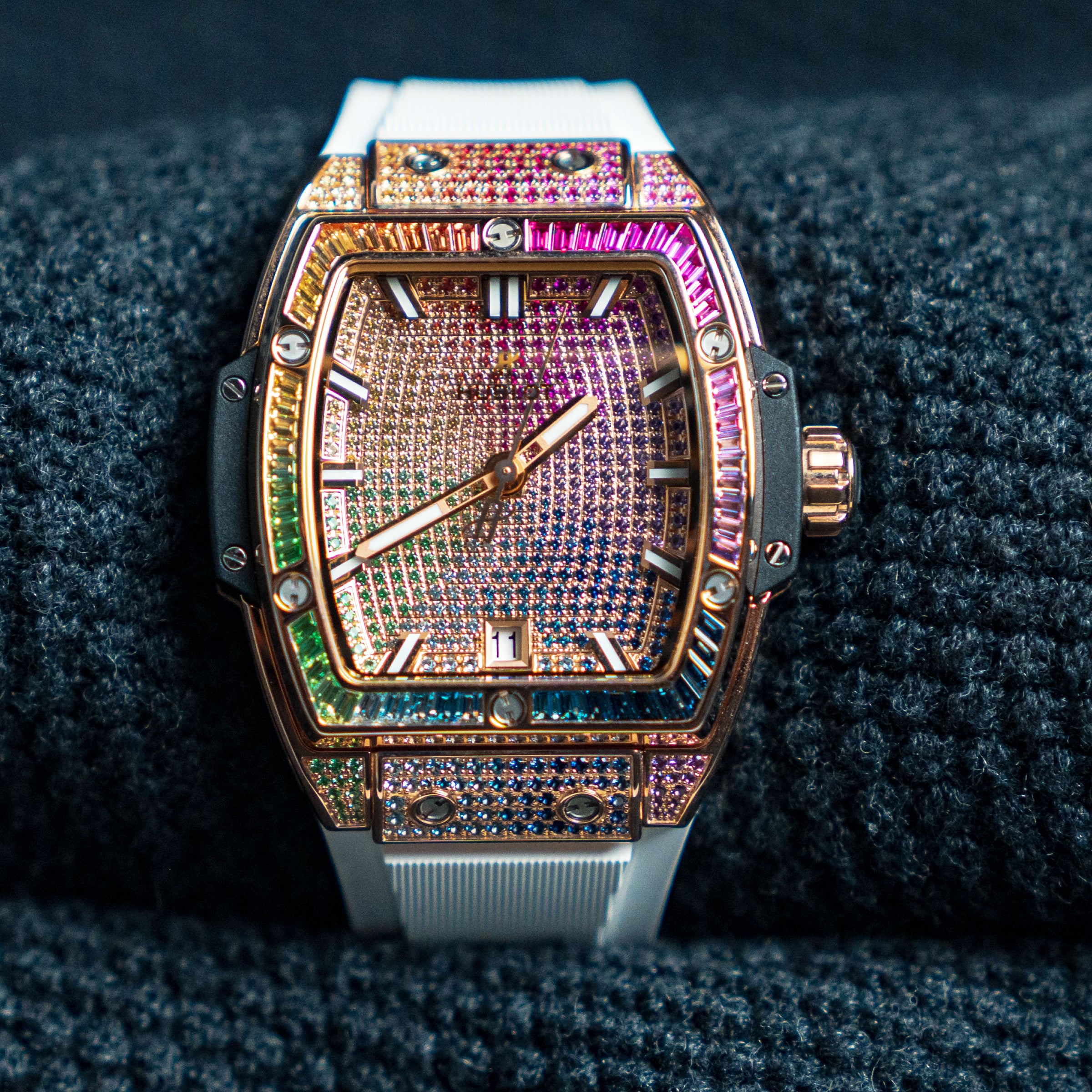 Hublot Big Bang King Gold Rainbow – 42mm Rose Gold – Ref. 665.OX.9910.LR.0999