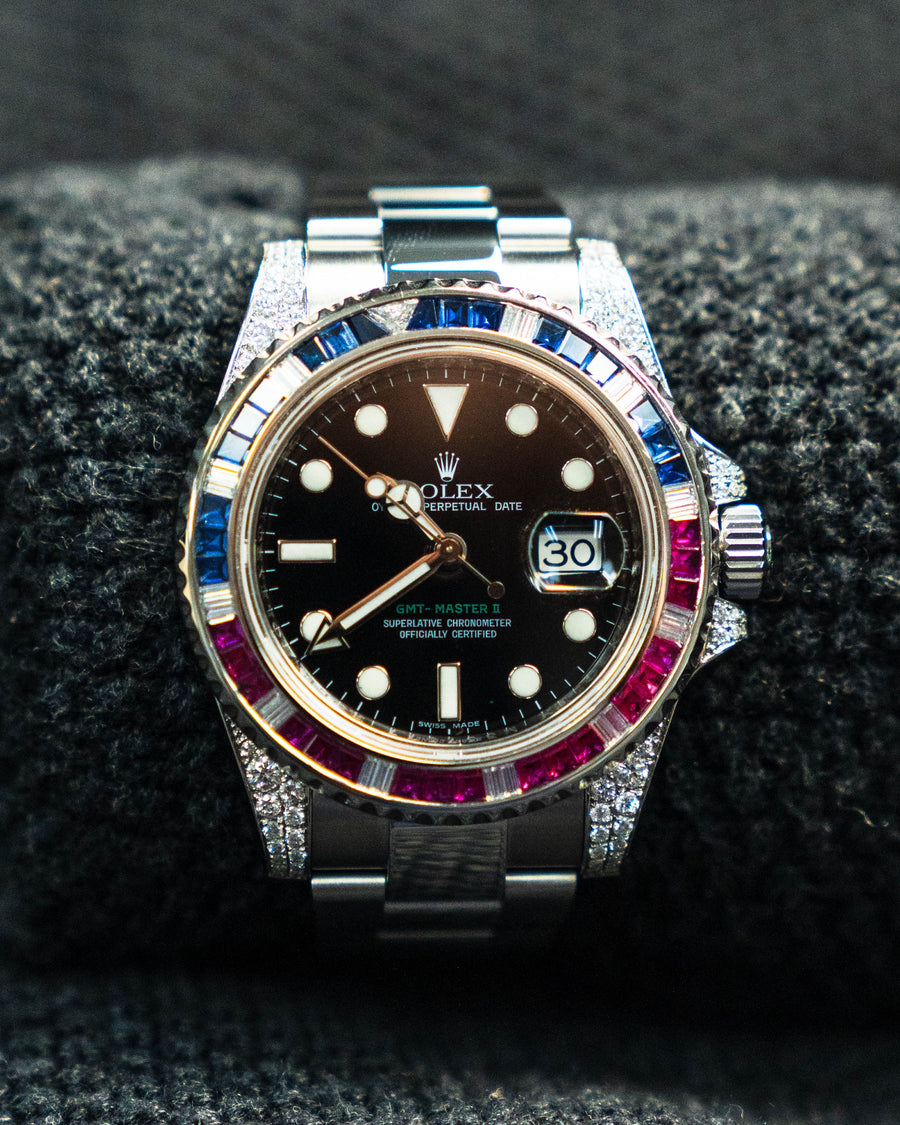 Rolex Gmt-Master II Custom Bezel Ref. 116710