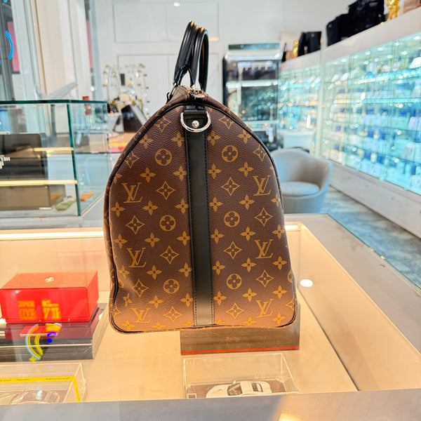 Louis Vuitton Keepall Bandouliere Monogram Macassar 55
