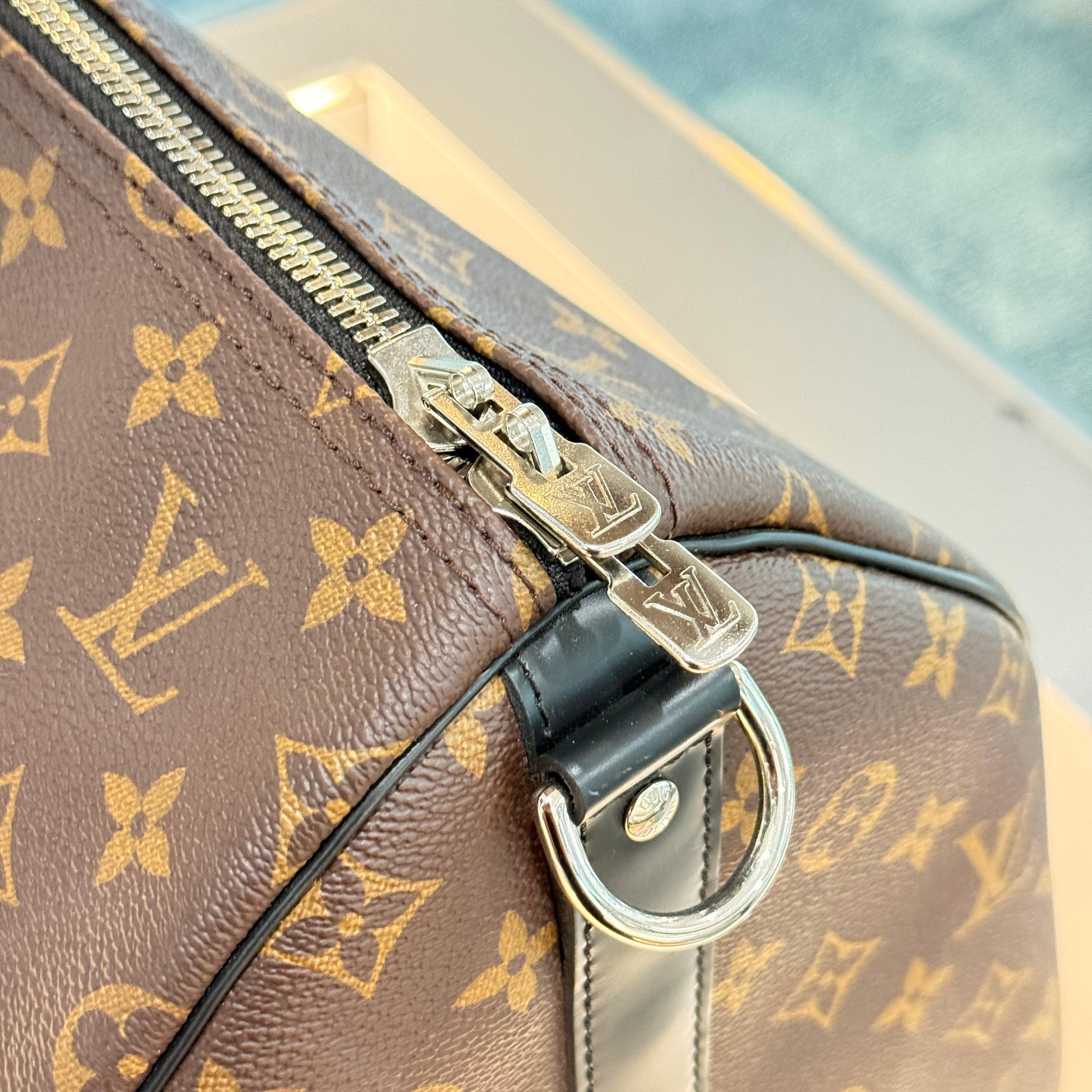 Louis Vuitton Keepall Bandouliere Monogram Macassar 55