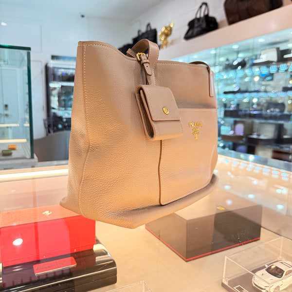 Prada Vitello Daino Tote