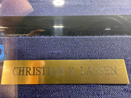 Christian Riese Lassen “Ancient Mysteries” Original Lassengraph Framed PP 57/100