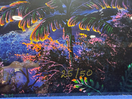 Christian Riese Lassen "Maui Dawn" Original Lassengraph Framed Numbered 25 of 50