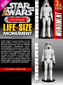 Gentle Giant Star Wars Storm Trooper Life Size Statue 6` Tall 2013 1 of 50