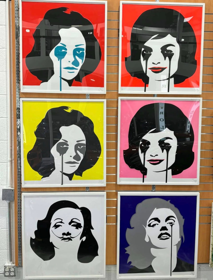 Pure Evil Set of 6 Jackie Kennedy, Liz Taylor, Marilyn Monroe, Marlene Dali