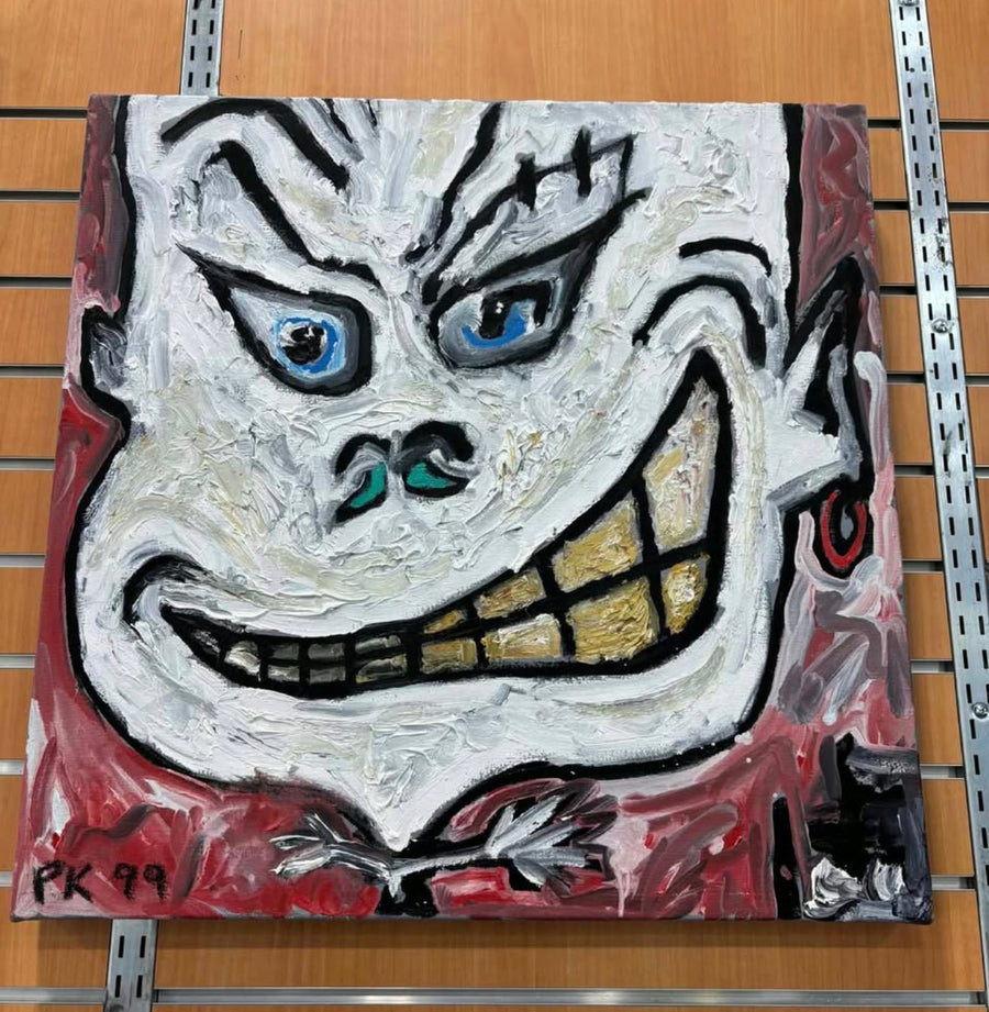 Paul Kostabi: Gorgonzilla Painting 1999