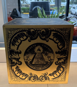 Mister E. #1 Gold $100 Bill Money Cube