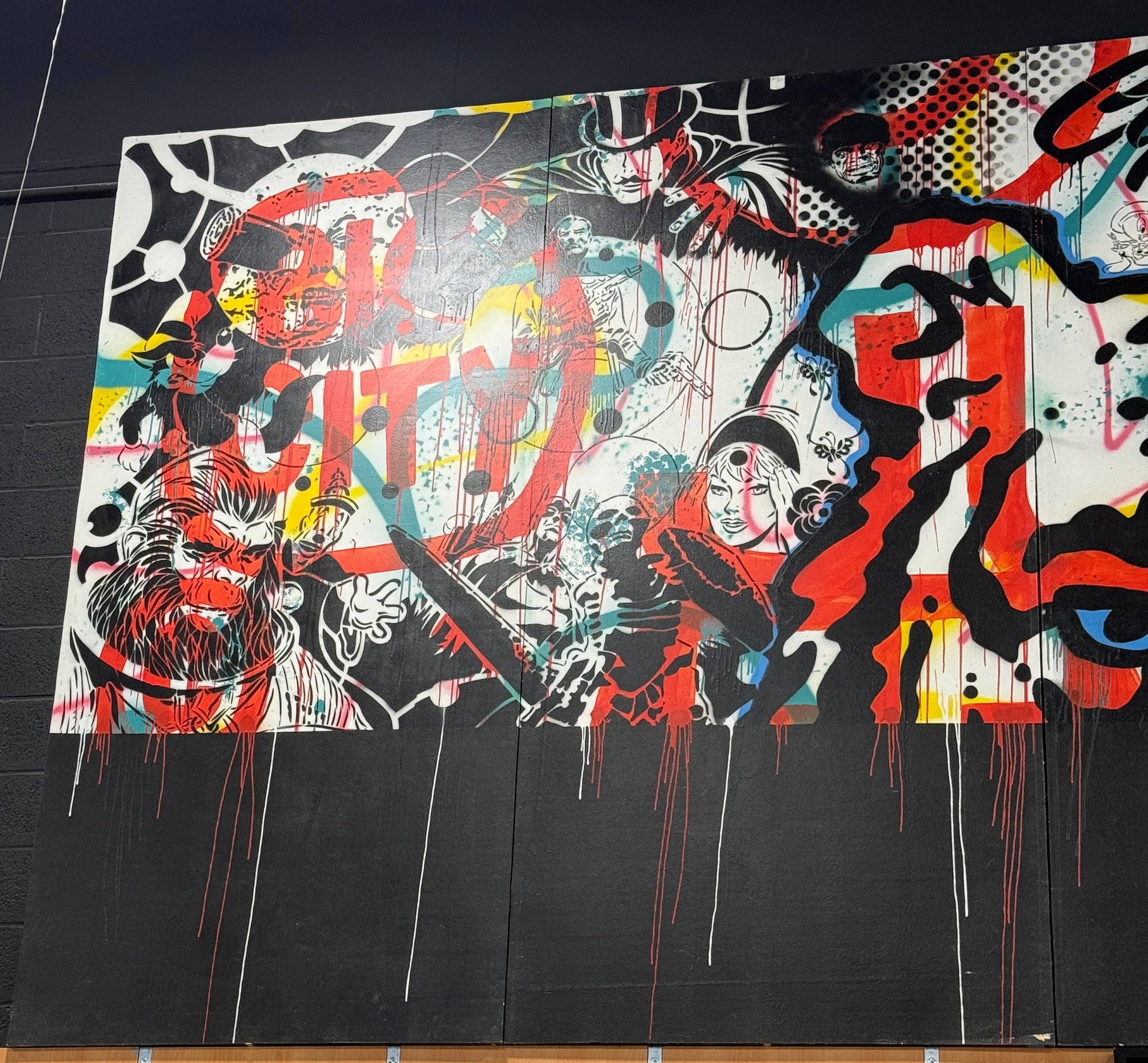 Speedy Graphito "Loading" Large Scale 5 Panel Artwork 2012