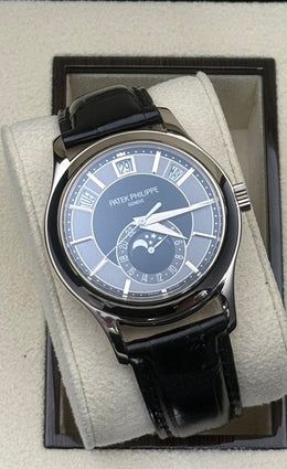 Patek Philippe Complications 5205G-010 Annual Calendar White Gold Black Dial 40MM