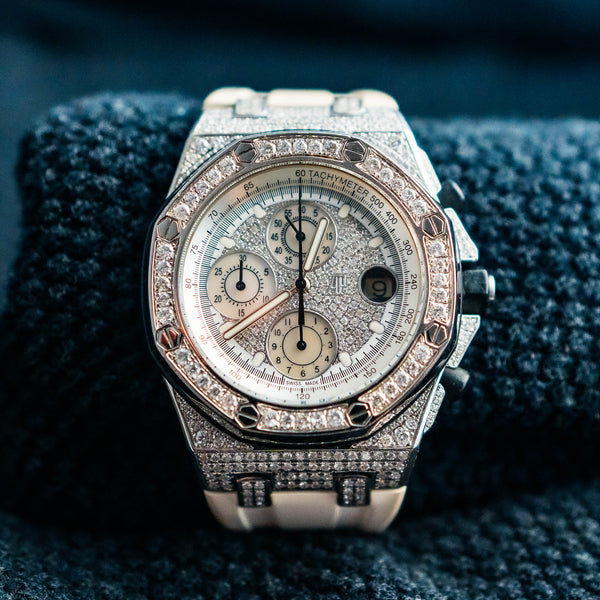 AUDEMARS PIGUET ROYAL OAK OFFSHORE WITH CUSTOM DIAMONDS
