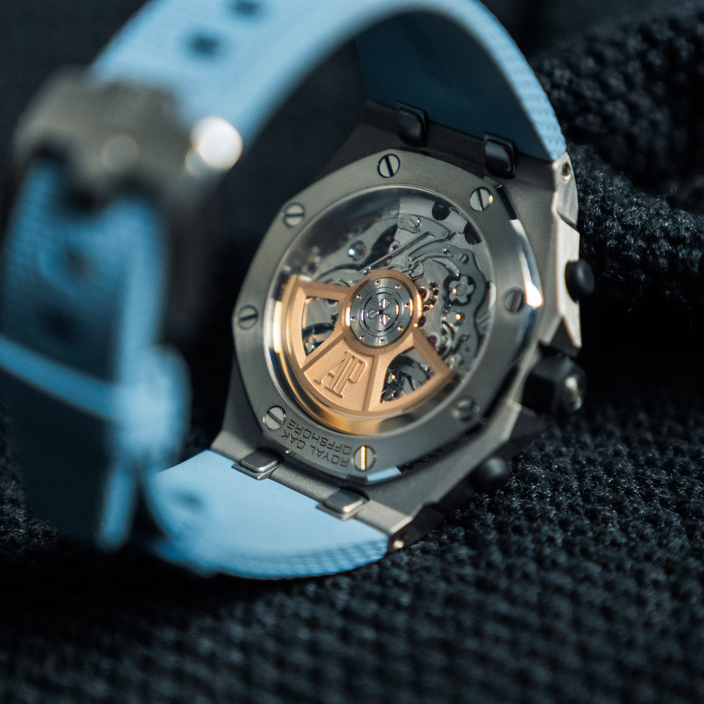 AUDEMARS PIGUET ROYAL OAK OFFSHORE 42MM BLUE MÉGA TAPISSERIE – REF. 26238ST.OO.A340CA.01