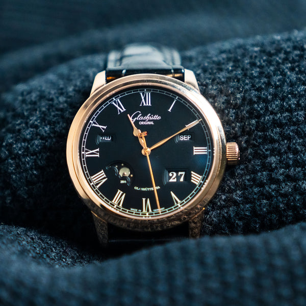 ROSE GOLD GLASHÜTTE SENATOR PERPETUAL CALENDAR