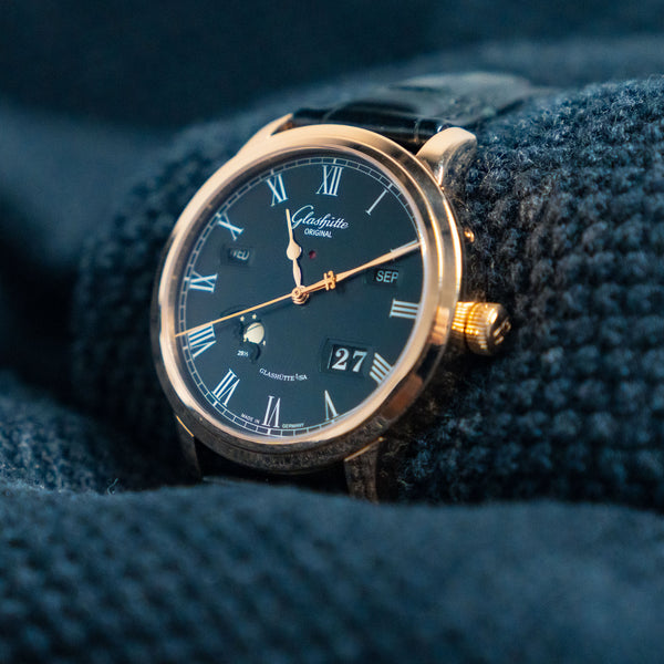 ROSE GOLD GLASHÜTTE SENATOR PERPETUAL CALENDAR