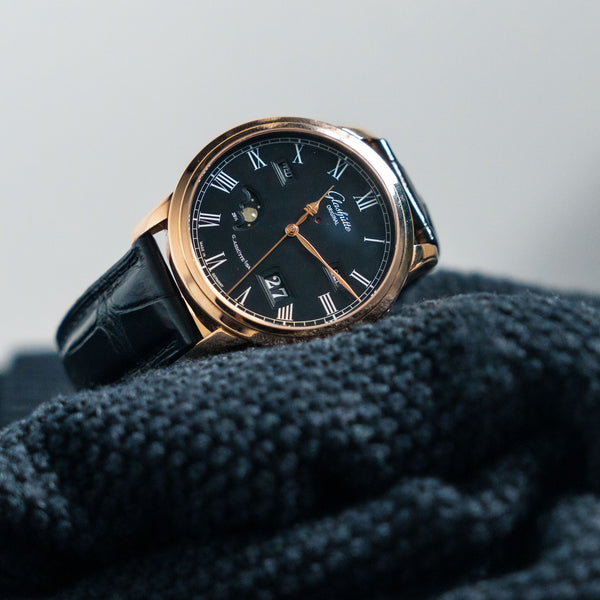 ROSE GOLD GLASHÜTTE SENATOR PERPETUAL CALENDAR