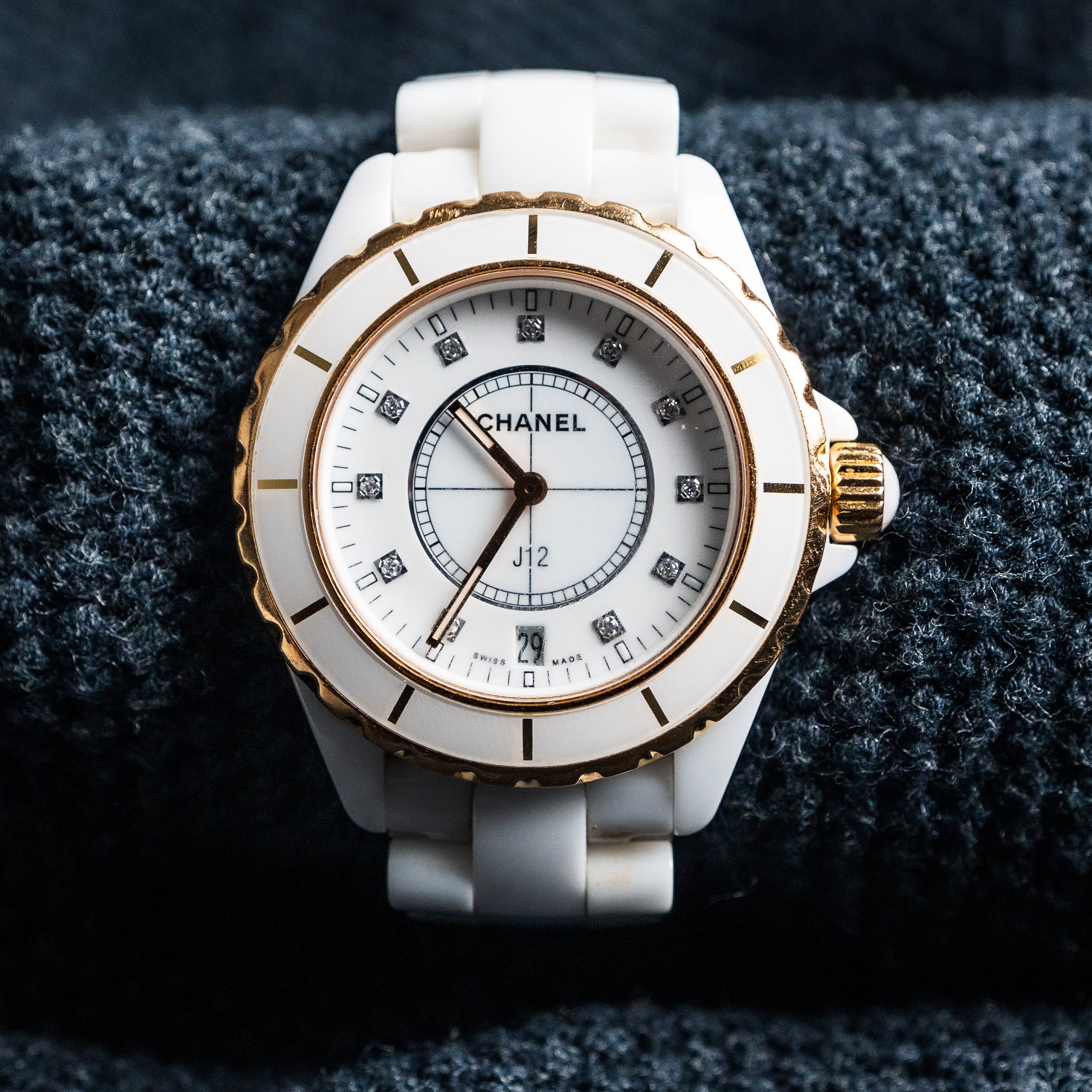 Chanel With Diamond Indicators