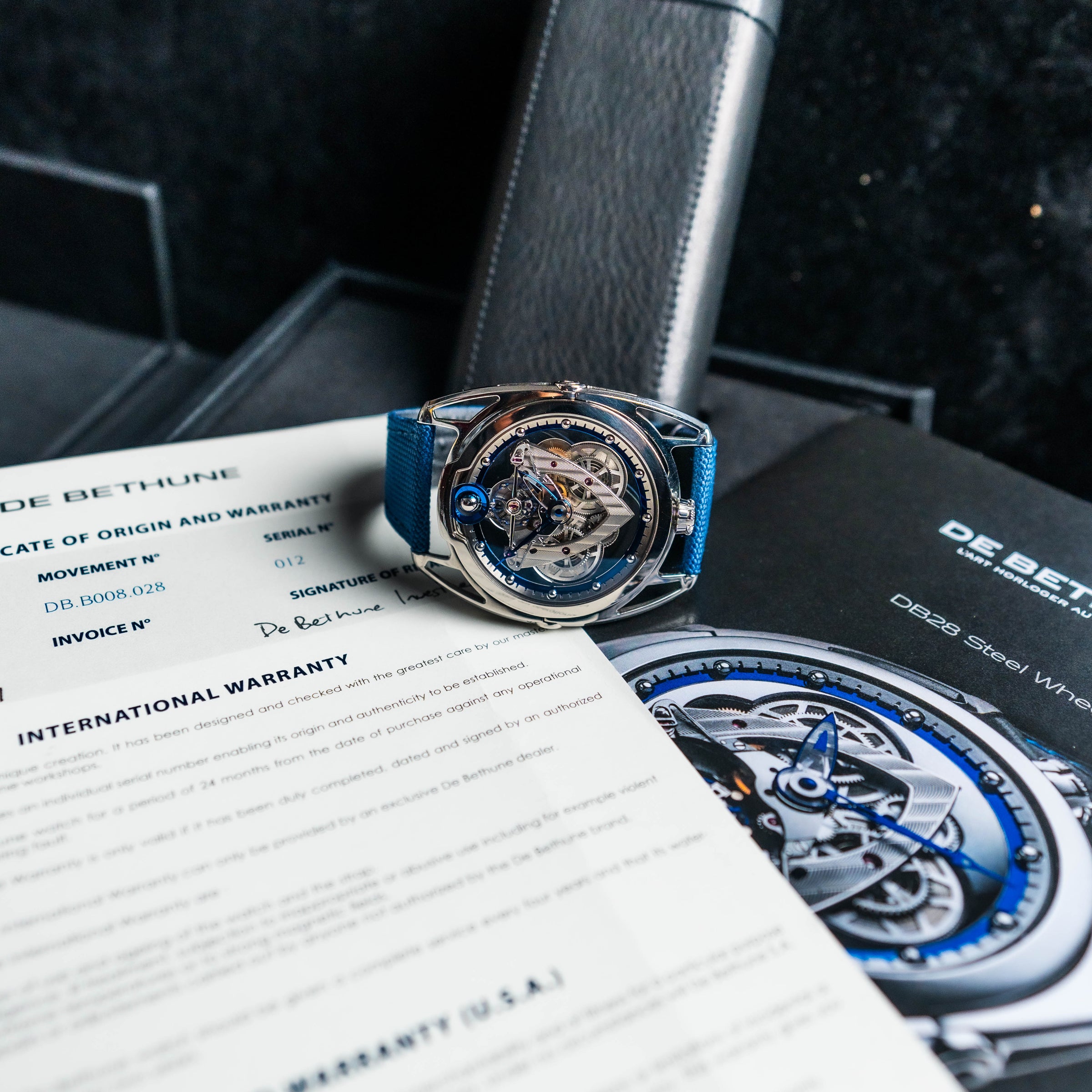 De Bethune DB28 – 43mm Titanium– Ref. DB28XPSW