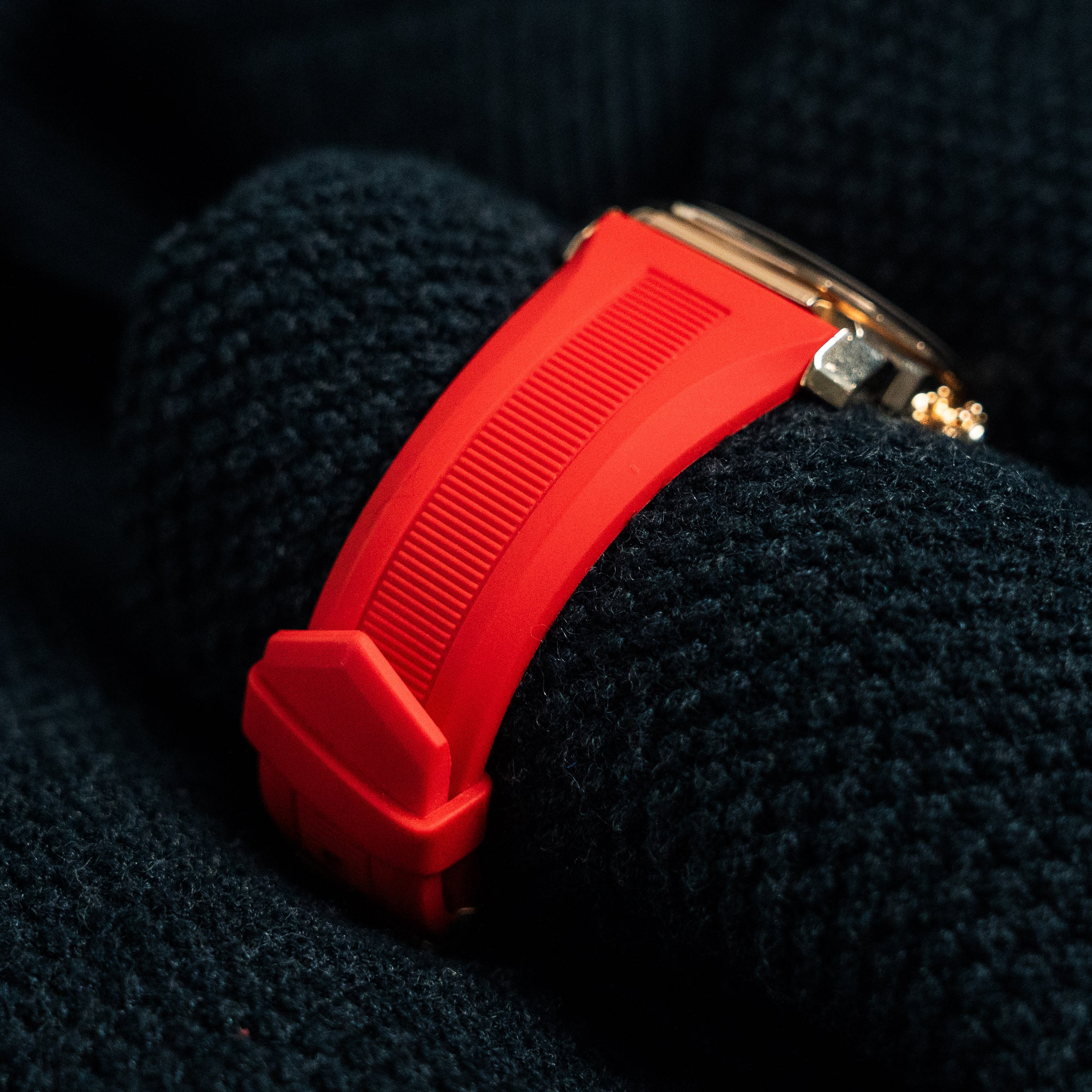 GERALD GENTA OCTO BI-RETRO – 44MM PINK GOLD BLACK & RED – REF. OBR.Y.50