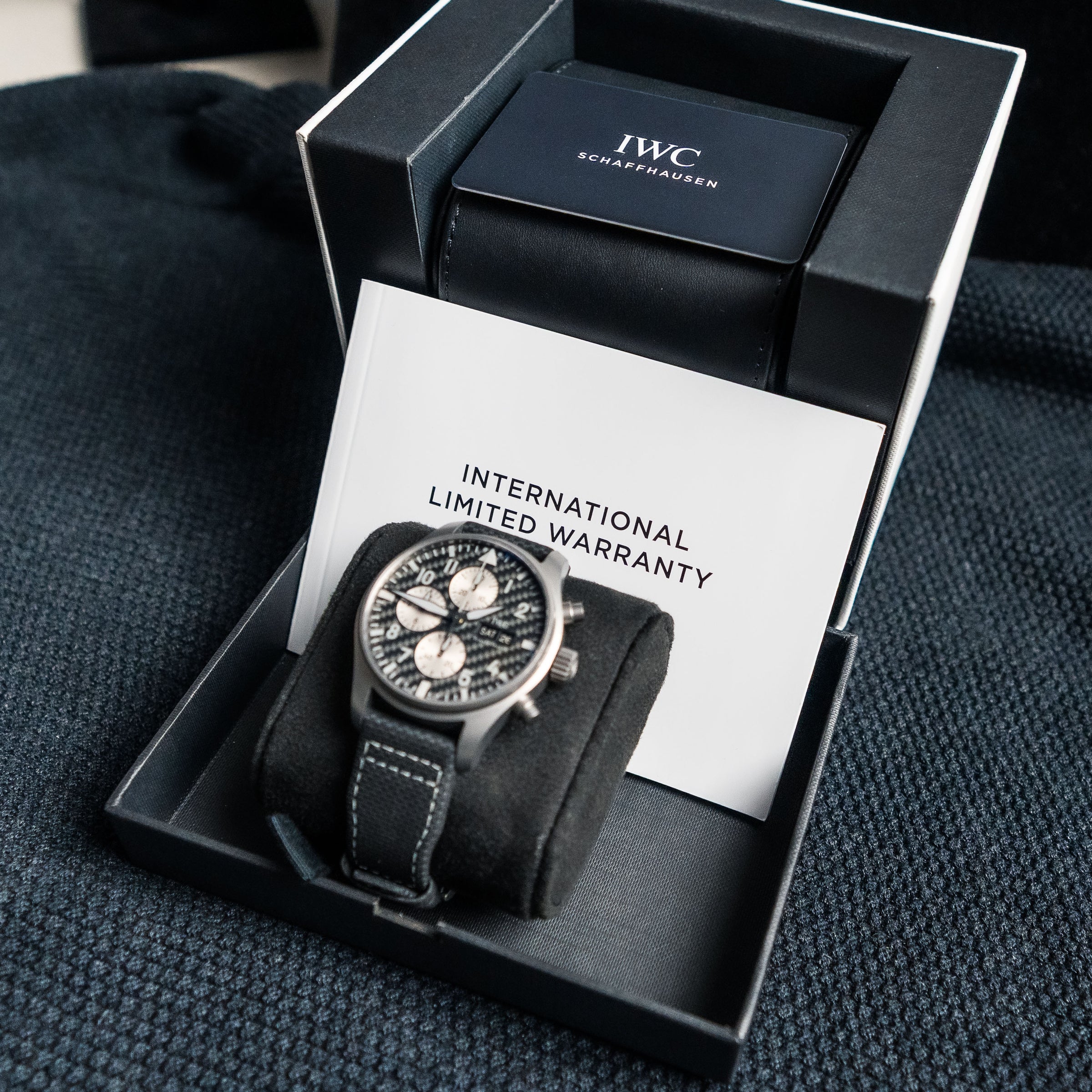 IWC PILOT CHRONOGRAPH PILOT’S CHRONO “AMG EDITION” TITANIUM CARBON FIBER 43MM IW377903