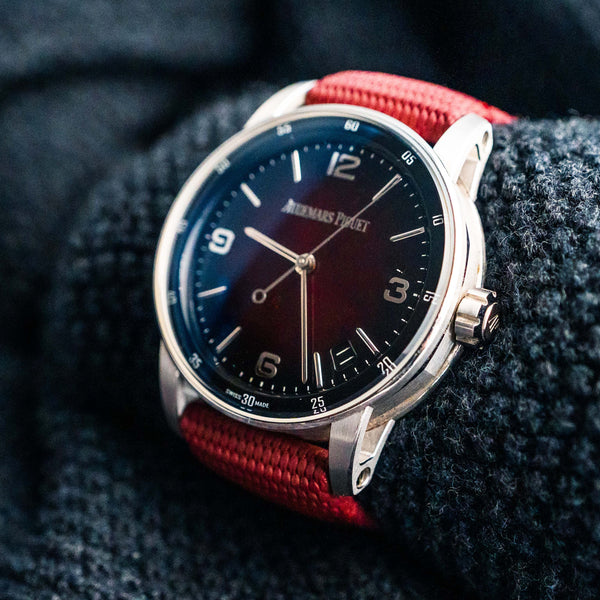 AUDEMARS PIGUET CODE 11.59 15210BC.OO.A500KB.01 WHITE GOLD BURGUNDY DIAL