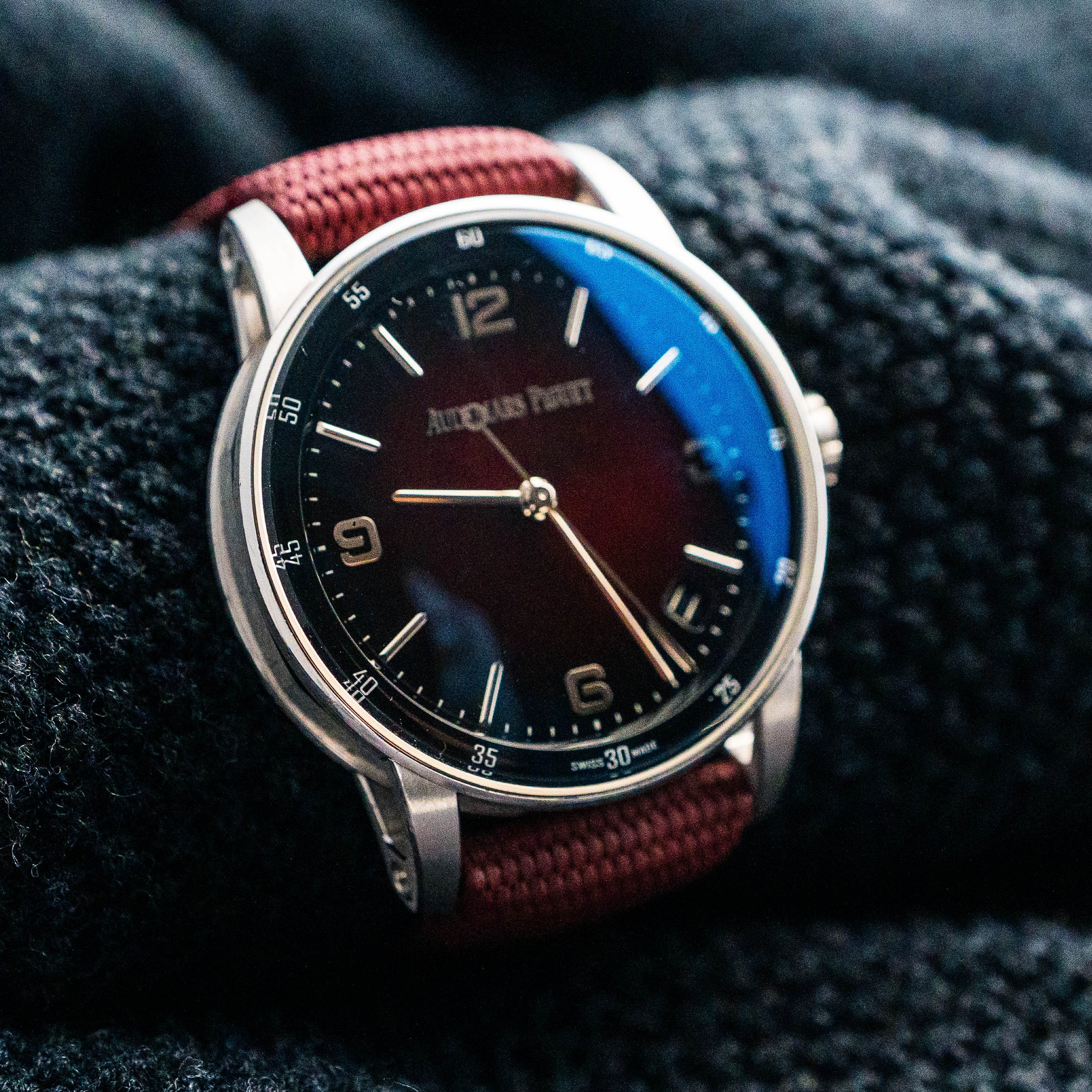 AUDEMARS PIGUET CODE 11.59 15210BC.OO.A500KB.01 WHITE GOLD BURGUNDY DIAL