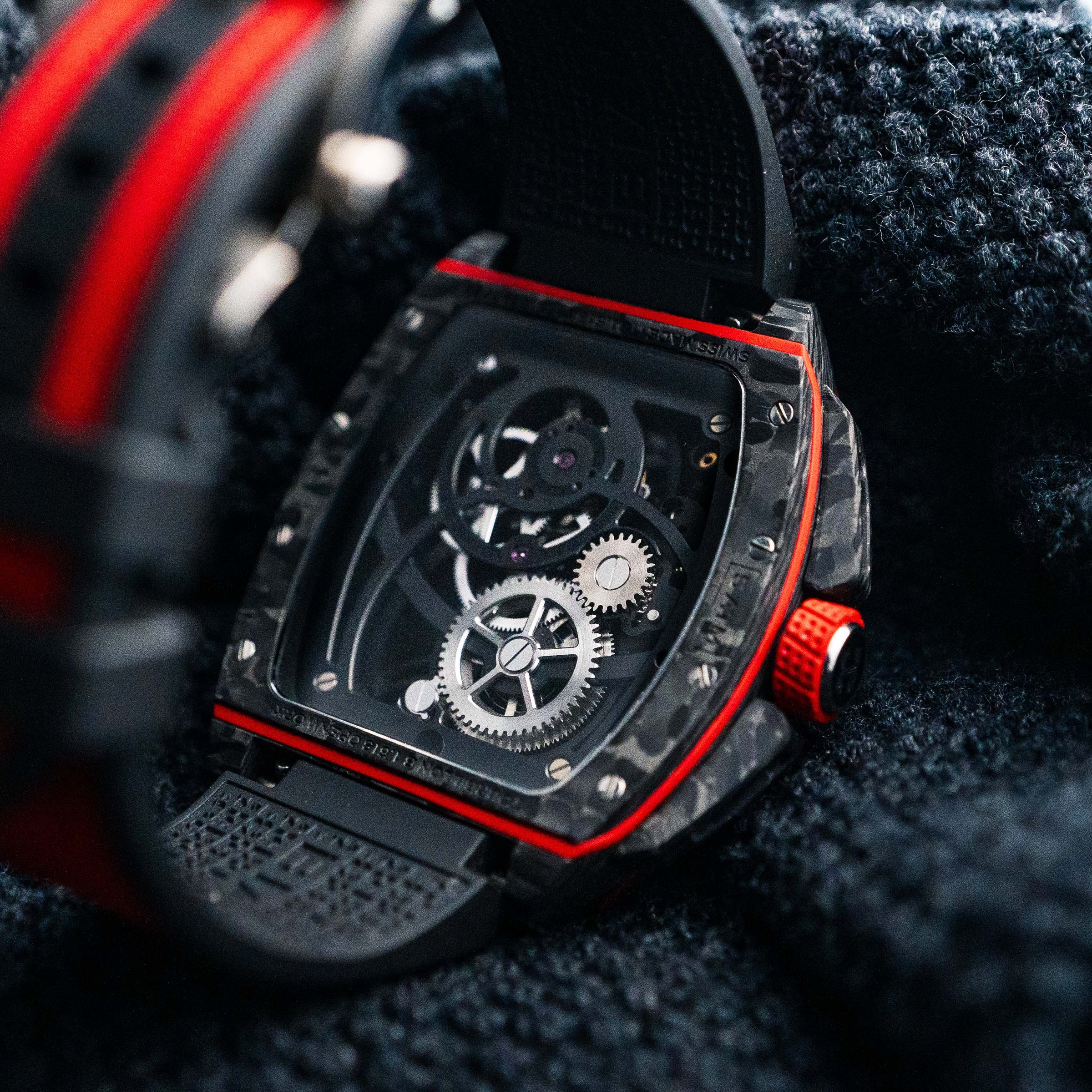 BIANCHET CARBON RED TOURBILLON B1.618 OPENWORK LIMITED TO 21 PIECES