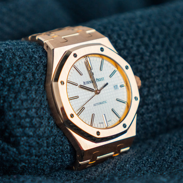 2018 AUDEMARS PIGUET ROYAL OAK ROSE GOLD 15400OR.OO.1220OR.02 41MM