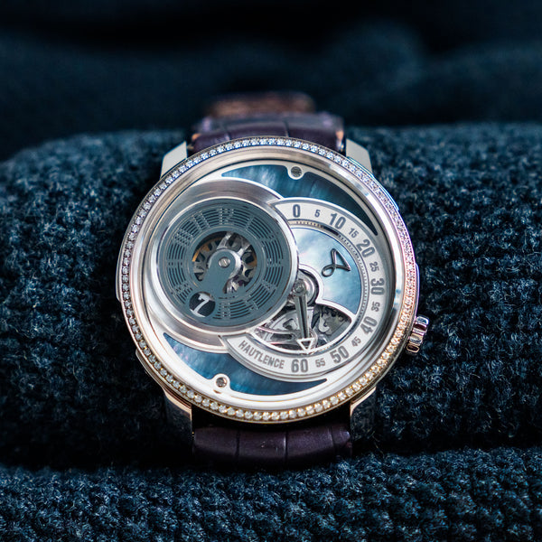 HAUTLENCE HLC 3 LIMITED EDITION ONLY 88 MADE 41MM 18K WHITE GOLD WITH DIAMONDS