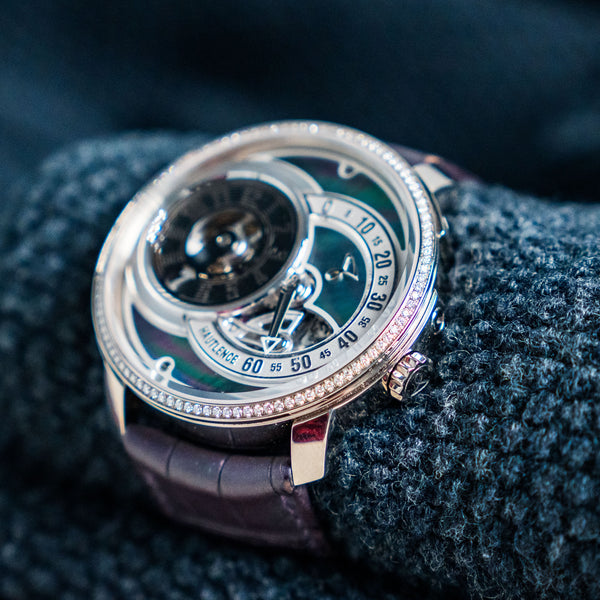 HAUTLENCE HLC 3 LIMITED EDITION ONLY 88 MADE 41MM 18K WHITE GOLD WITH DIAMONDS