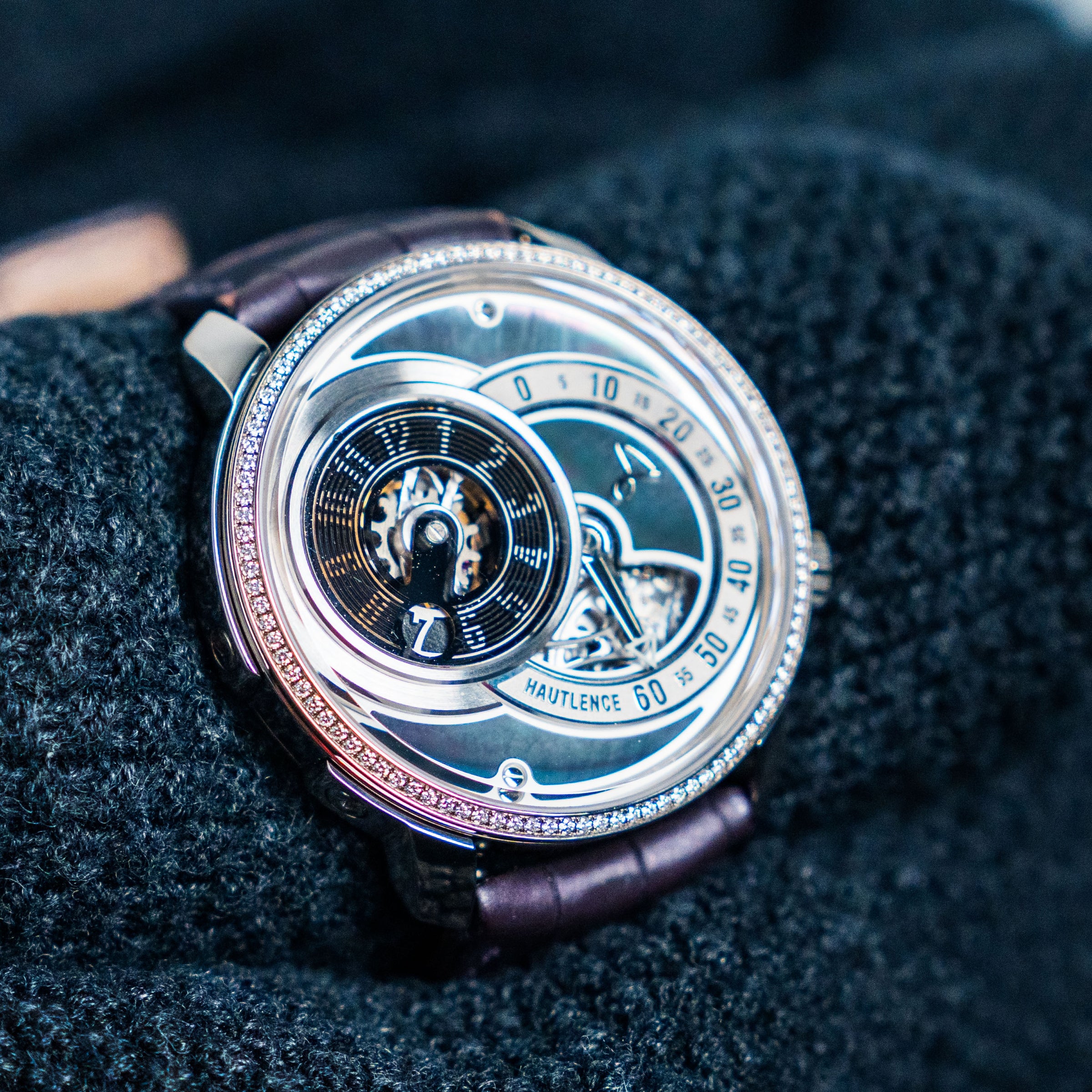 HAUTLENCE HLC 3 LIMITED EDITION ONLY 88 MADE 41MM 18K WHITE GOLD WITH DIAMONDS