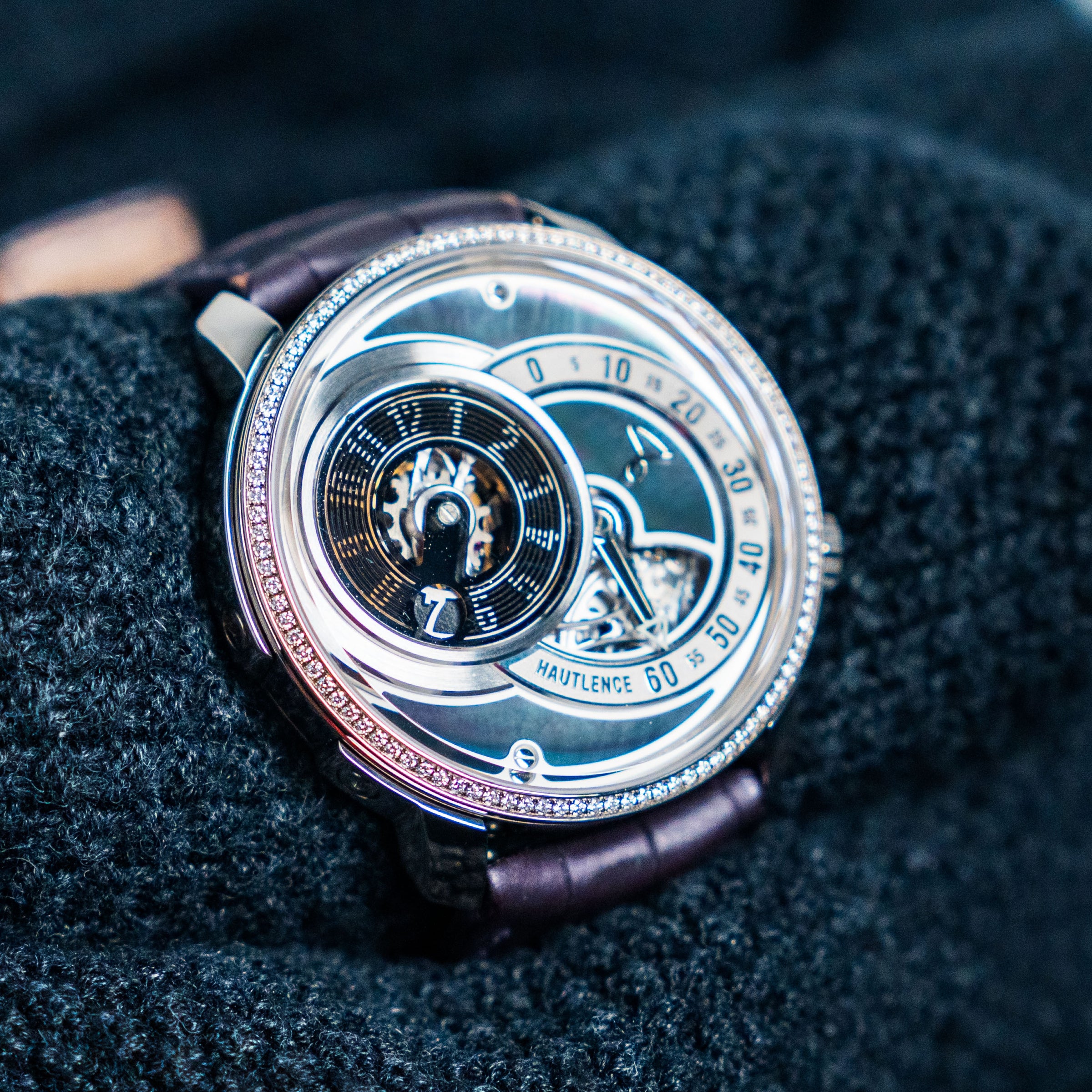 HAUTLENCE HLC 3 LIMITED EDITION ONLY 88 MADE 41MM 18K WHITE GOLD WITH DIAMONDS