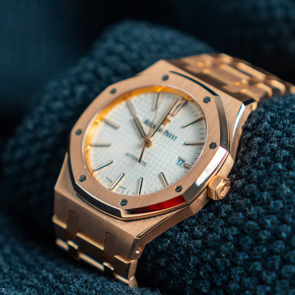 2018 AUDEMARS PIGUET ROYAL OAK ROSE GOLD 15400OR.OO.1220OR.02 41MM