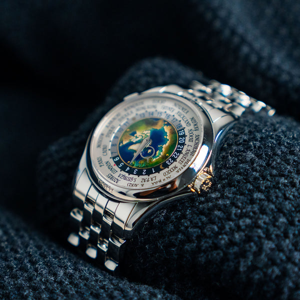 2018 PATEK PHILIPPE WORLD TIME 5131/1P-001 39.5MM PLATINUM