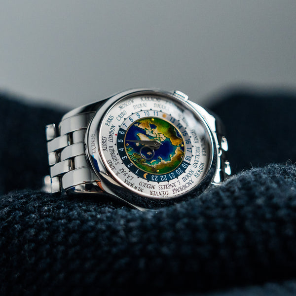 2018 PATEK PHILIPPE WORLD TIME 5131/1P-001 39.5MM PLATINUM