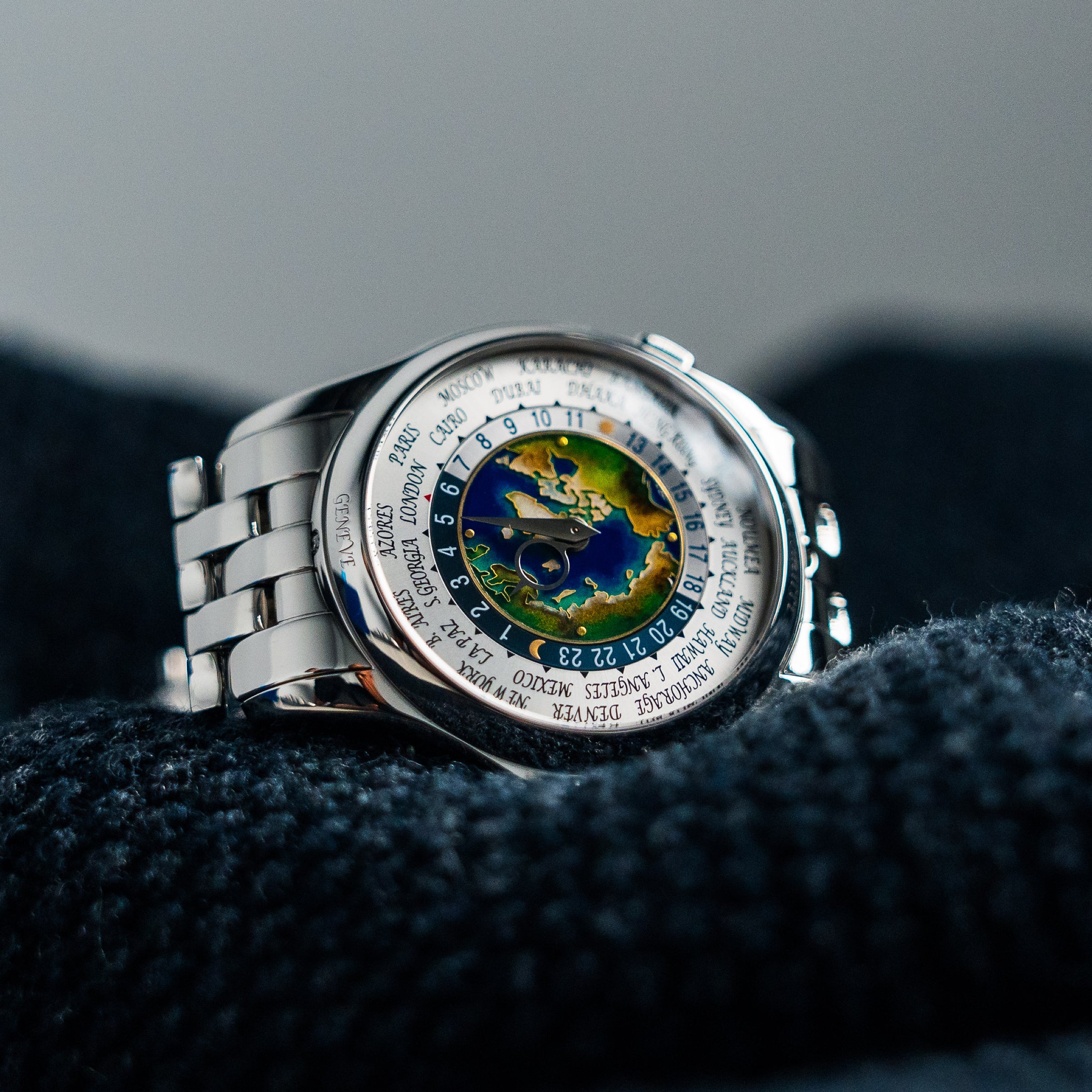 2018 PATEK PHILIPPE WORLD TIME 5131/1P-001 39.5MM PLATINUM