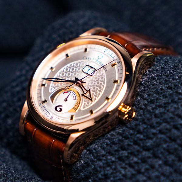 CARL F. BUCHERER MANERO 40MM SILVER DIAL 00.10905.03.16.01