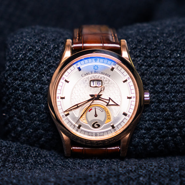 CARL F. BUCHERER MANERO 40MM SILVER DIAL 00.10905.03.16.01