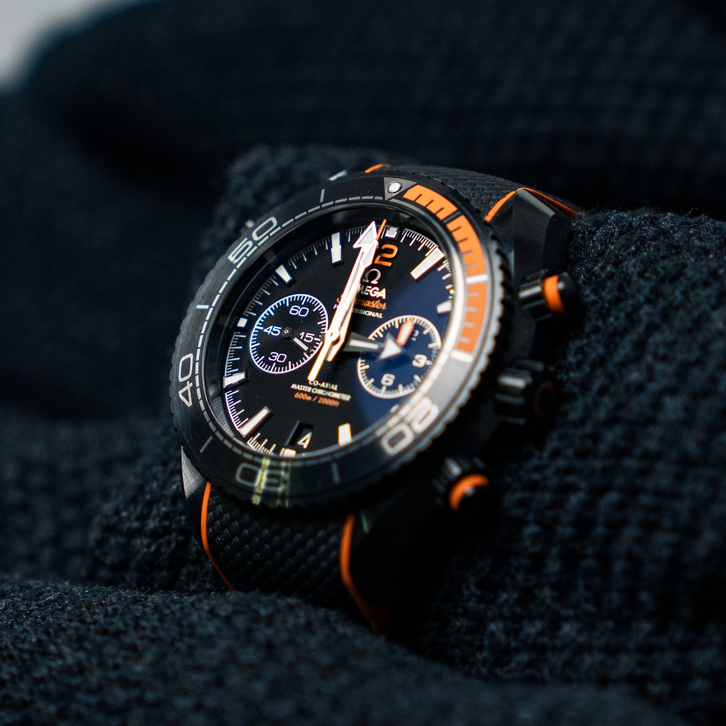 OMEGA SEAMASTER PLANET OCEAN CHRONOGRAPH 45MM REF: 21592465101001