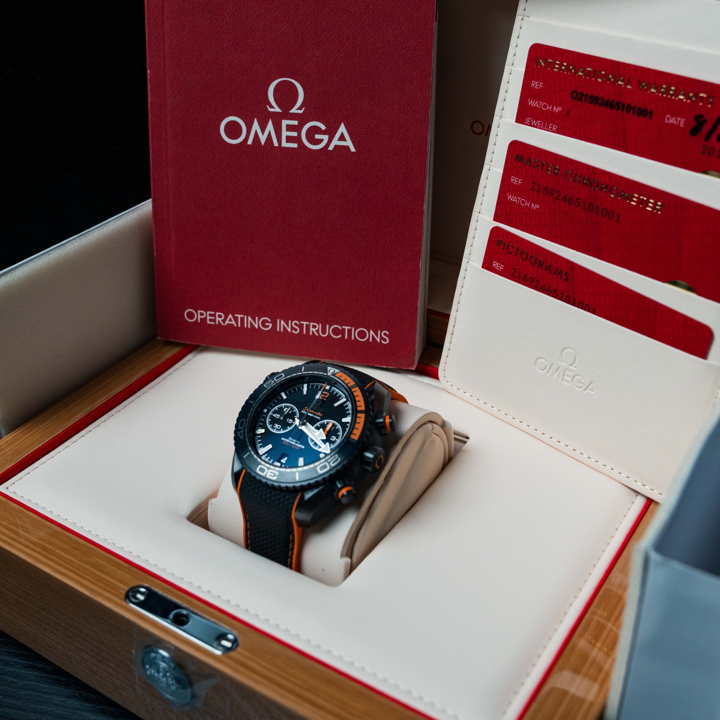 OMEGA SEAMASTER PLANET OCEAN CHRONOGRAPH 45MM REF: 21592465101001
