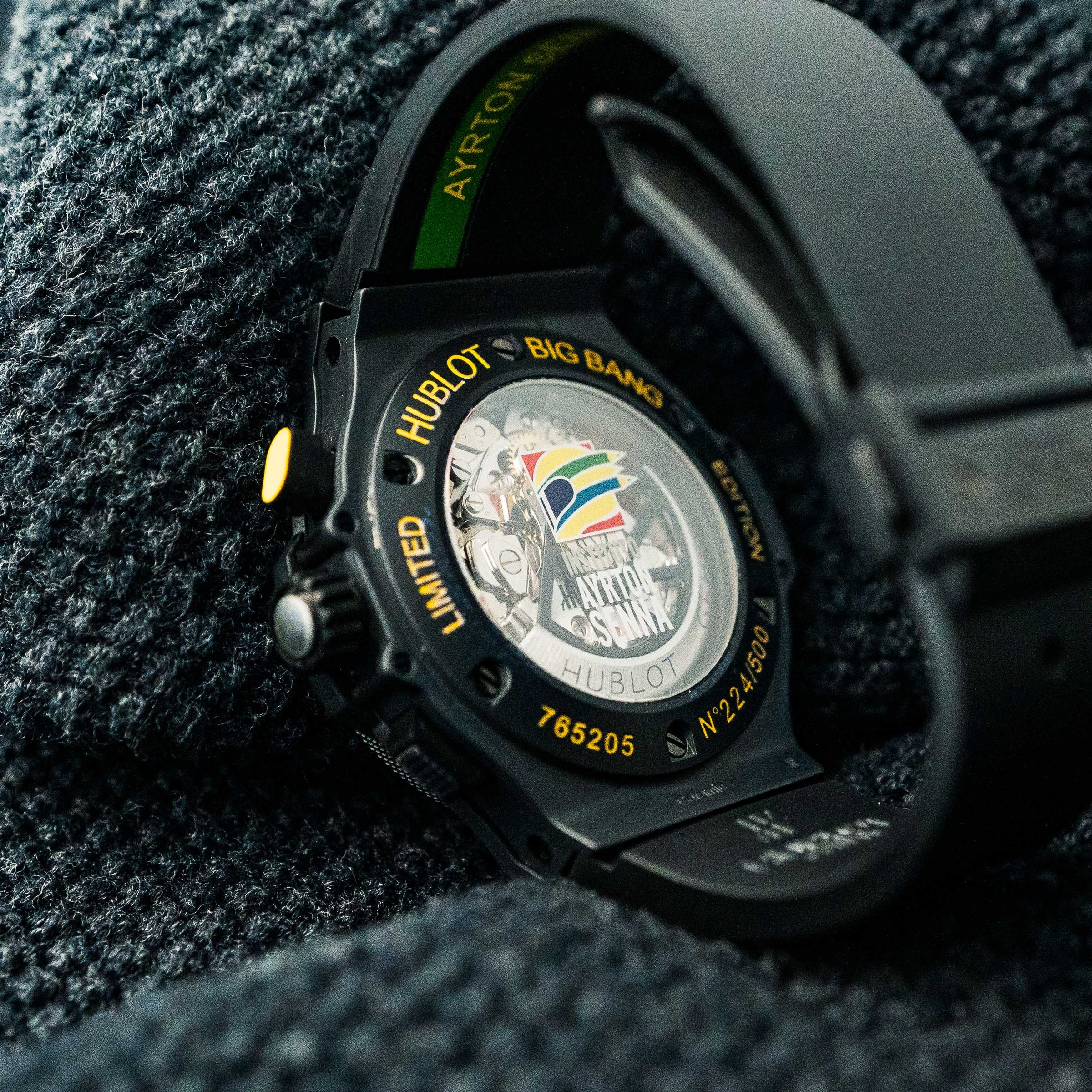 HUBLOT BIG BANG AYRTON SENNA 44MM REF:315.CI.1129.RX.AES09